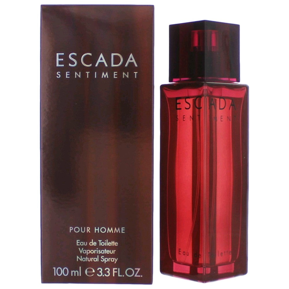 Escada Sentiment By Escada, 3.4 Oz Edt Spray For Men