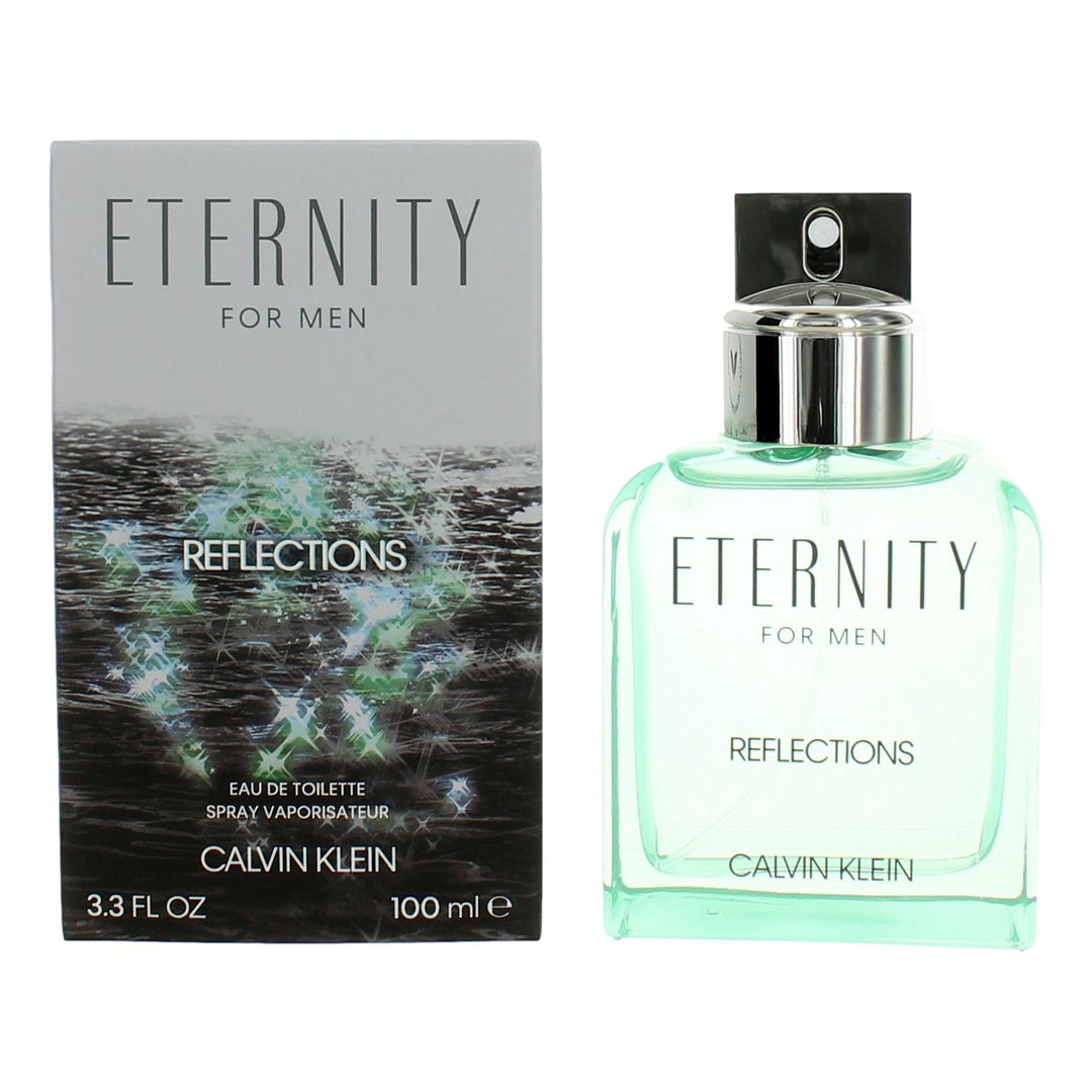 Eternity Reflections By Calvin Klein, 3.3 Oz Edt Spray For Men