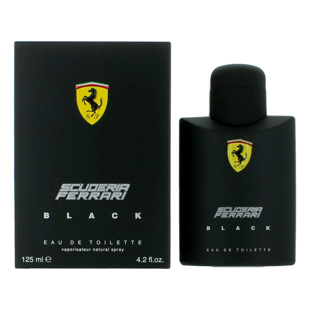 Ferrari Black By Scuderia Ferrari, 4.2 Oz Edt Spray For Men