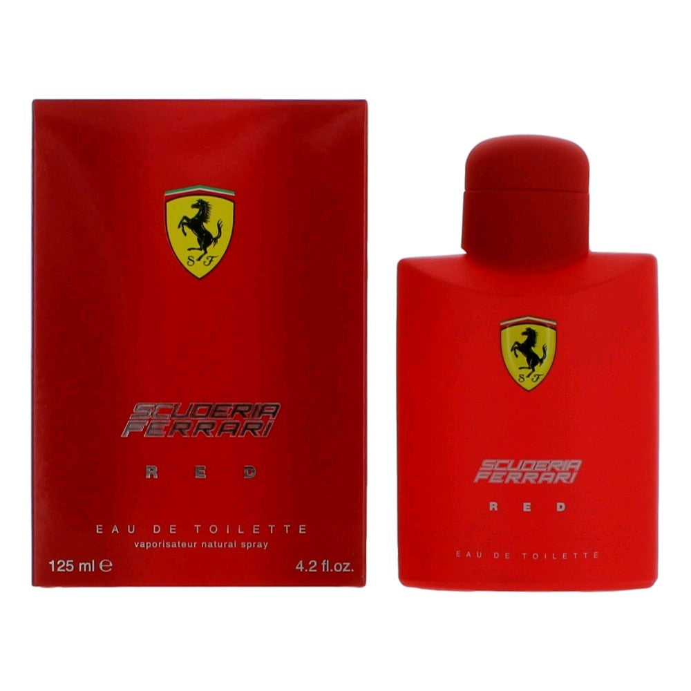 Ferrari Red By Scuderia Ferrari, 4.2 Oz Edt Spray For Men