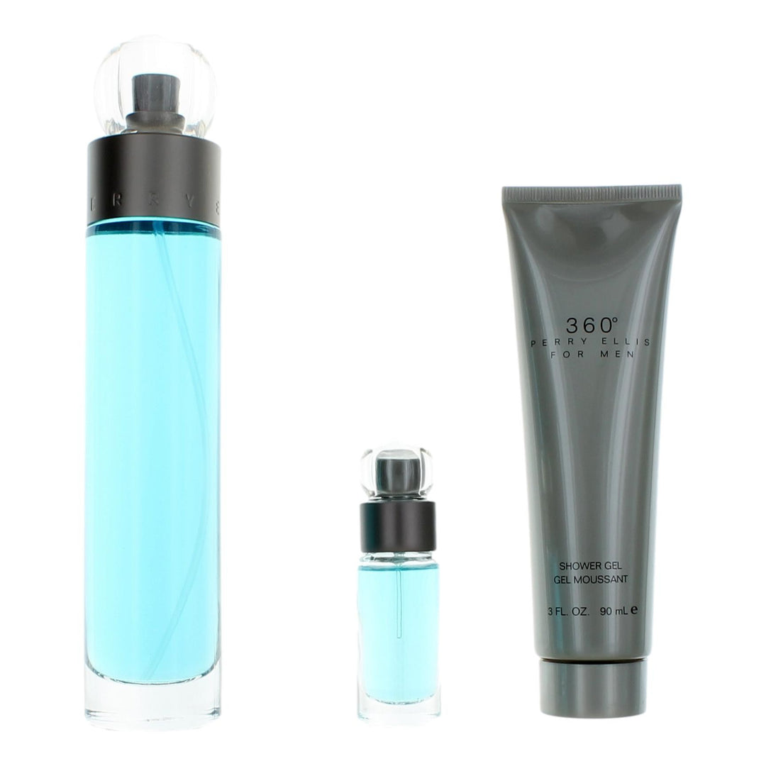 Perry Ellis 360 By Perry Ellis, 3 Piece Gift Set For Men. - Rochan Shop