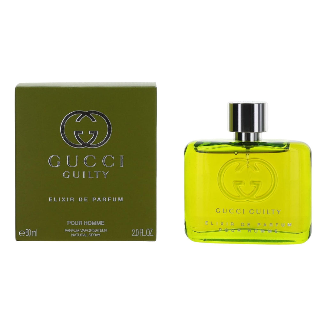 Gucci Guilty Elixir De Parfum Pour Homme By Gucci, 2oz Parfum Spray Men