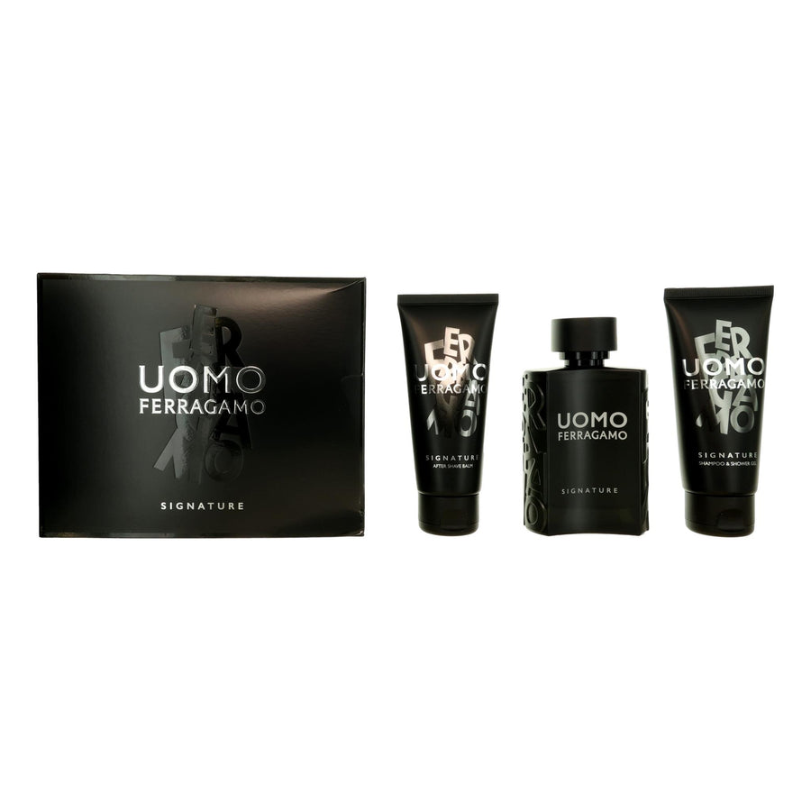 Uomo Signature By Salvatore Ferragamo, 3 Piece Set For Men - Rochan Shop