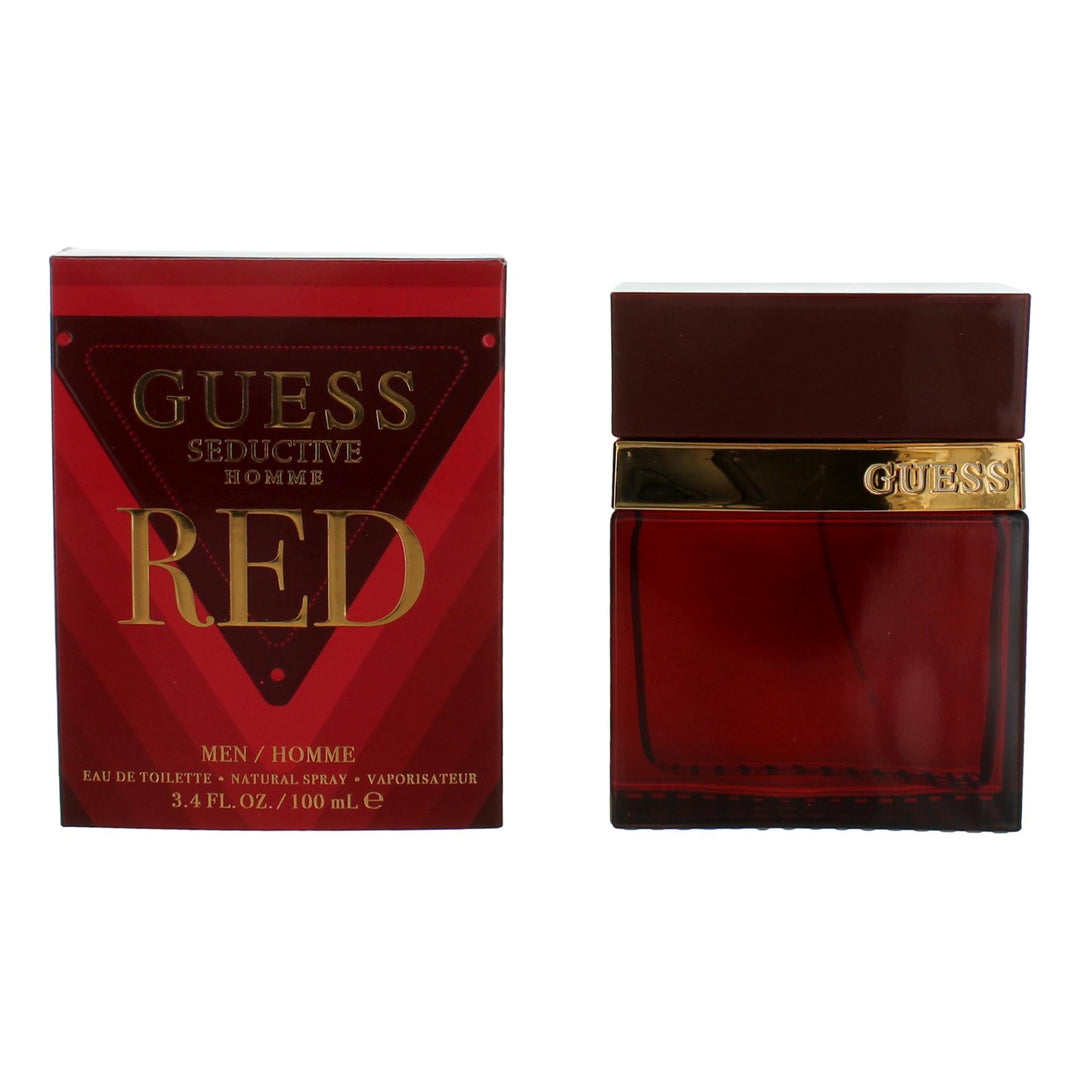 Guess Seductive Homme Red By Guess, 3.4 Oz Edt Spray For Men