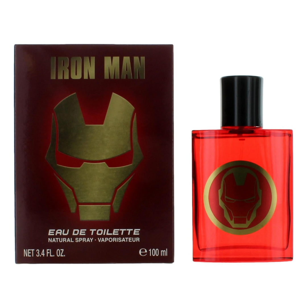 Iron Man By Marvel, 3.4 Oz Edt Spray For Men.