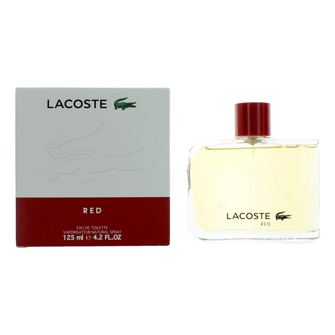 Lacoste Red By Lacoste, 4.2 Oz Edt Spray For Men