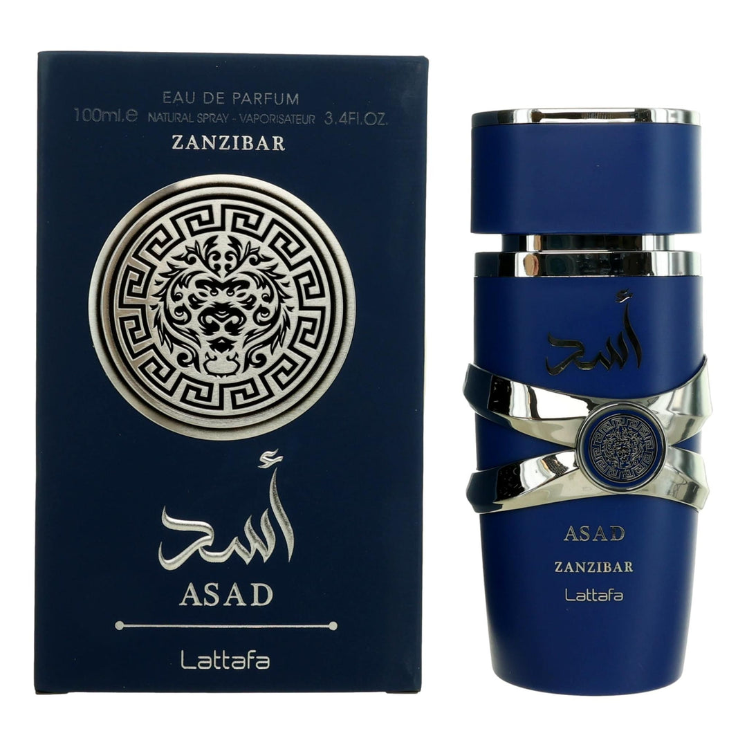Asad Zanzibar By Lattafa, 3.4 Oz Edp Spray For Men