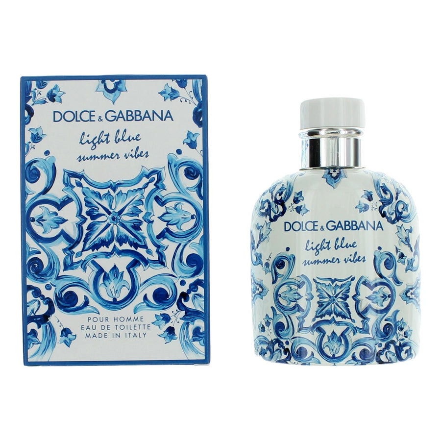 Light Blue Summer Vibes By Dolce & Gabbana, 4.2 Oz Edt Spray For Men - Rochan Shop