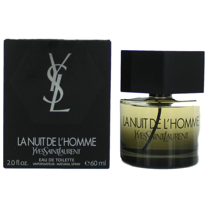 La Nuit De L'homme By Yves Saint Laurent, 2 Oz Edt Spray For Men