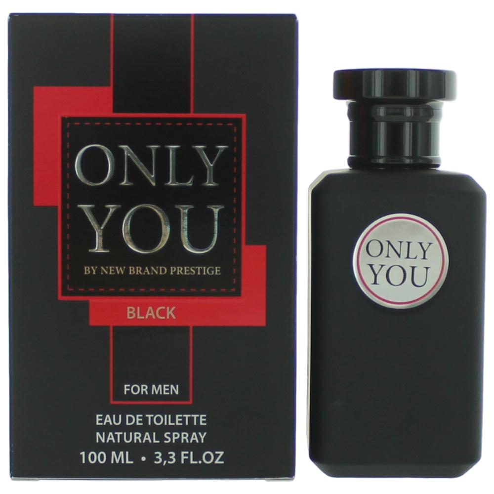 Only You Black By New Brand, 3.3 Oz Edt Spray For Men