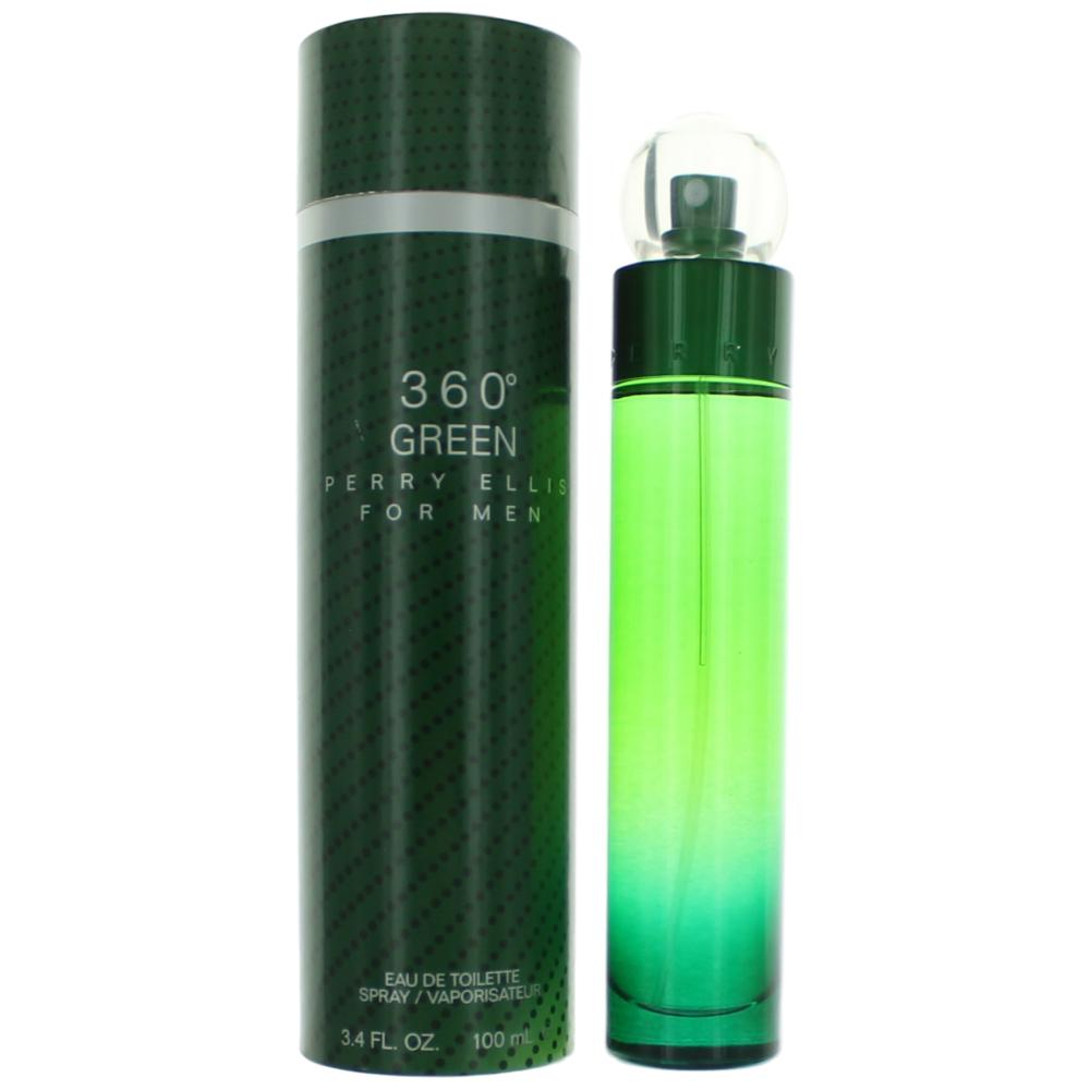 Perry Ellis 360 Green By Perry Ellis, 3.4 Oz Edt Spray For Men