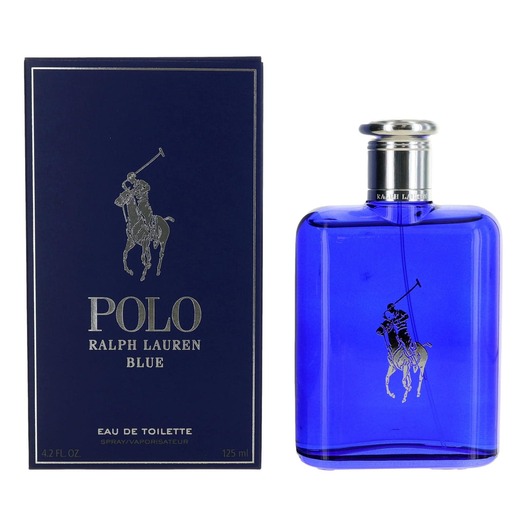 Polo Blue By Ralph Lauren, 4.2 Oz Edt Spray For Men