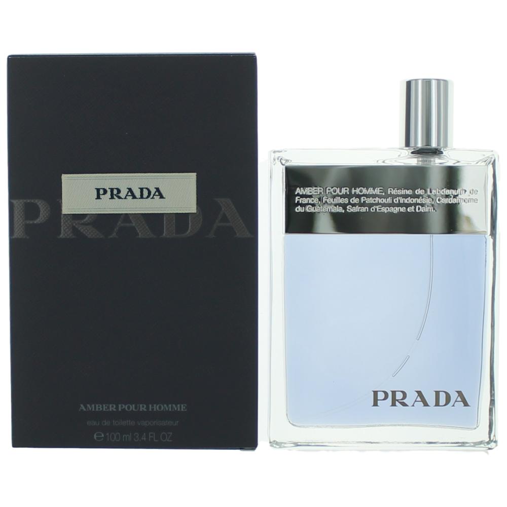 Prada Amber By Prada, 3.4 Oz Edt Spray For Men