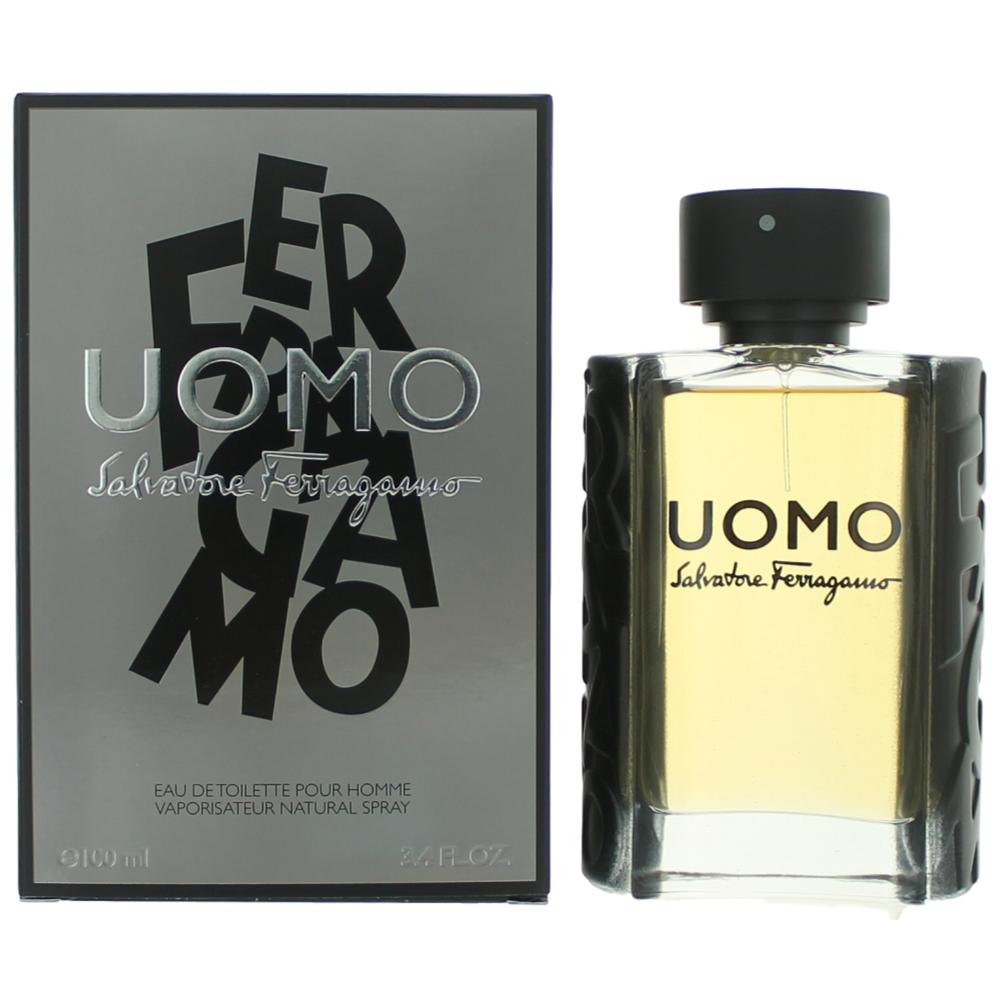 Uomo By Salvatore Ferragamo, 3.4 Oz Edt Spray For Men