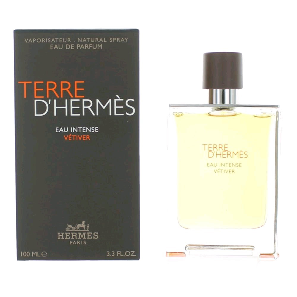 Terre D'hermes Eau Intense Vetiver By Hermes, 3.3 Oz Edp Spray For Men - Rochan Shop