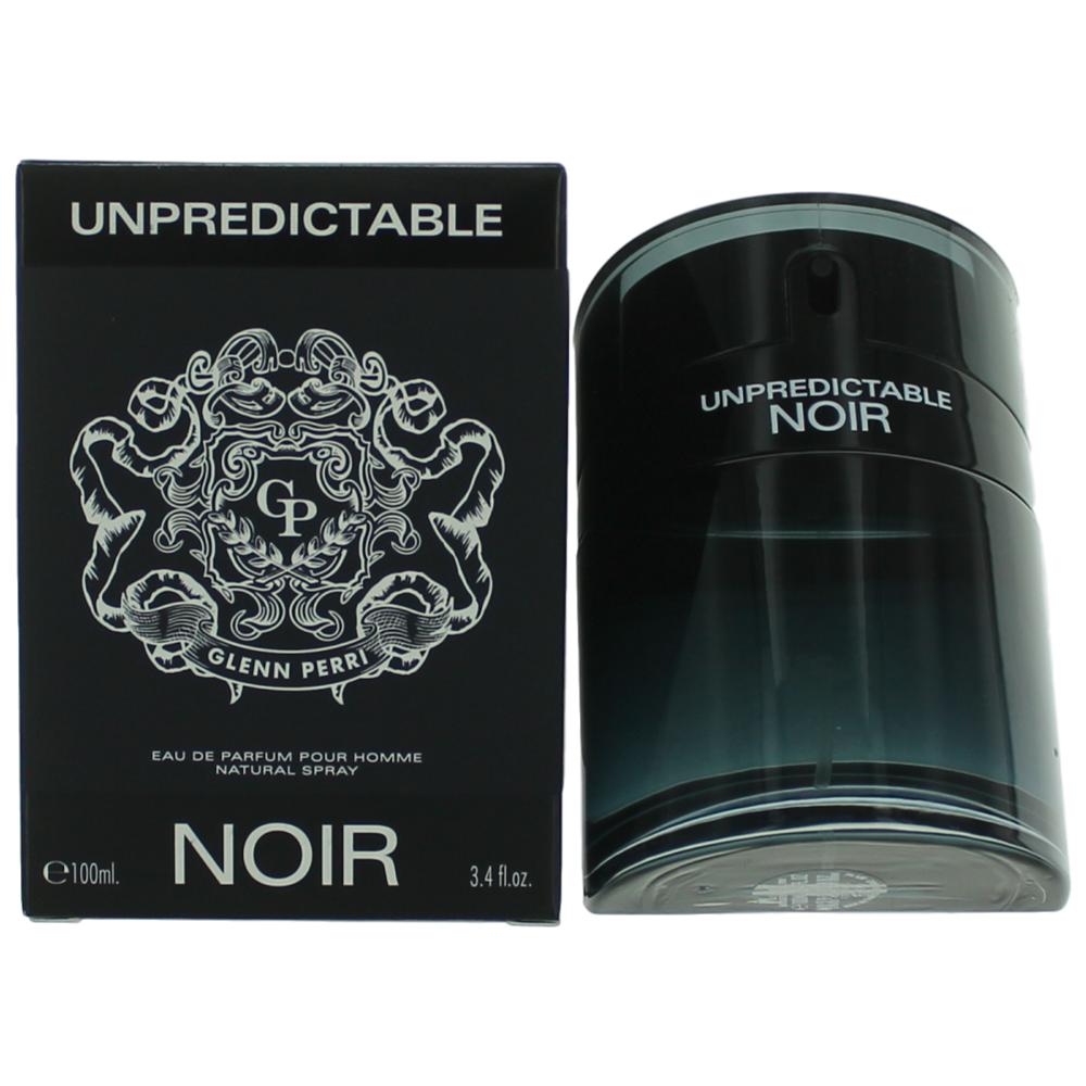 Unpredictable Noir Pour Homme By Glenn Perri, 3.4 Oz Edp Spray For Men