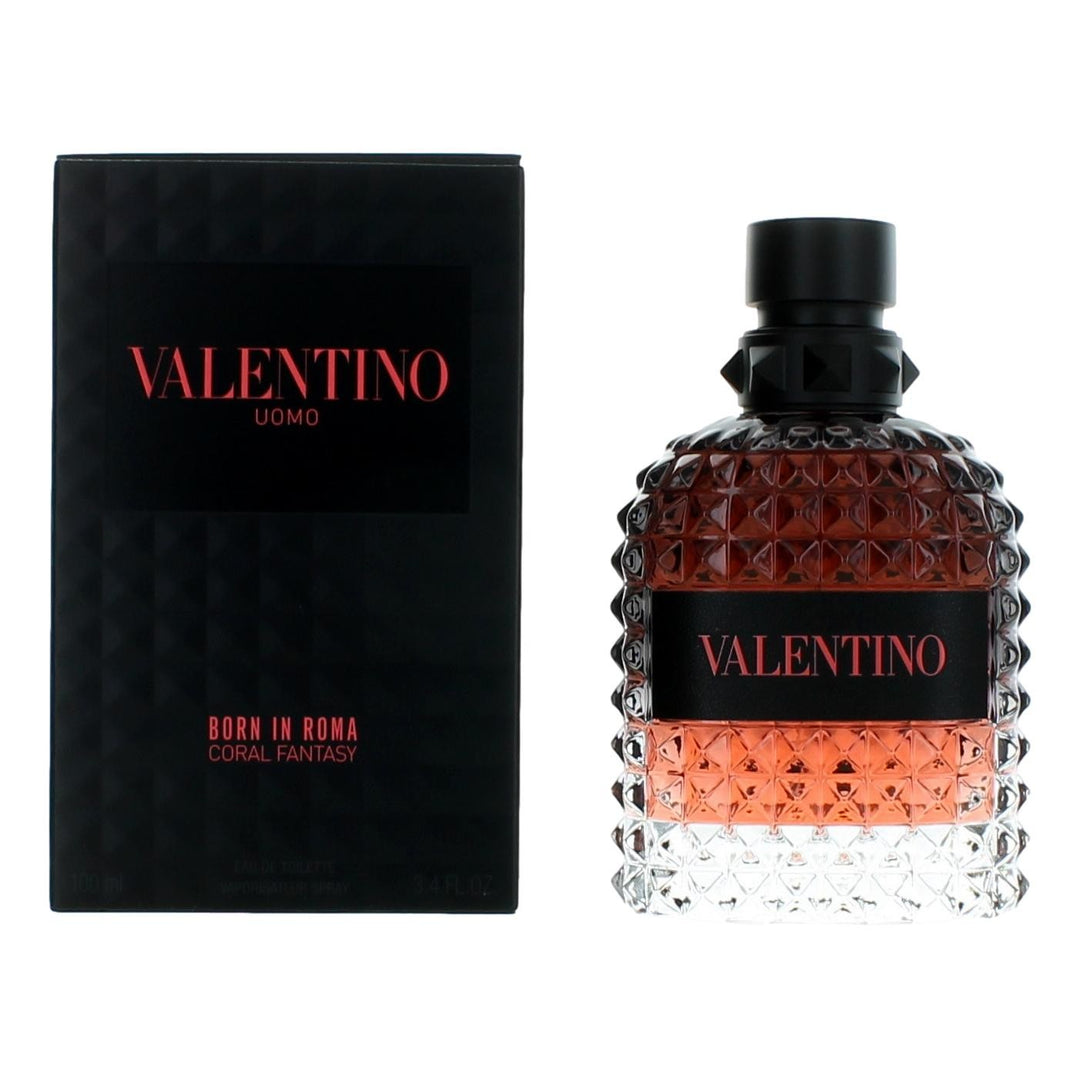 Valentino Uomo Born In Roma Coral Fantasy, 3.4oz Eau De Toilete Spray Men