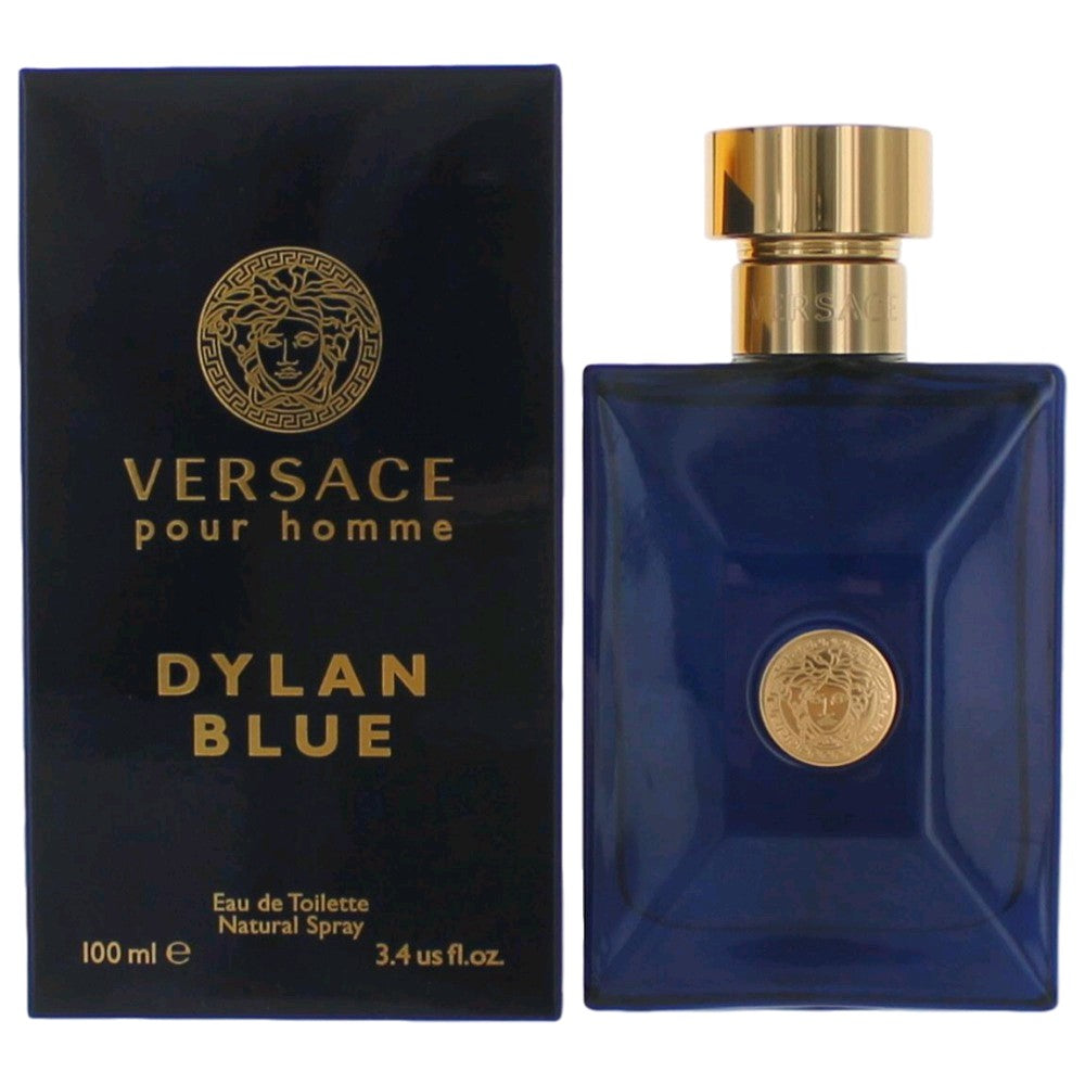 Versace Pour Homme Dylan Blue By Versace, 3.4 Oz Edt Spray For Men