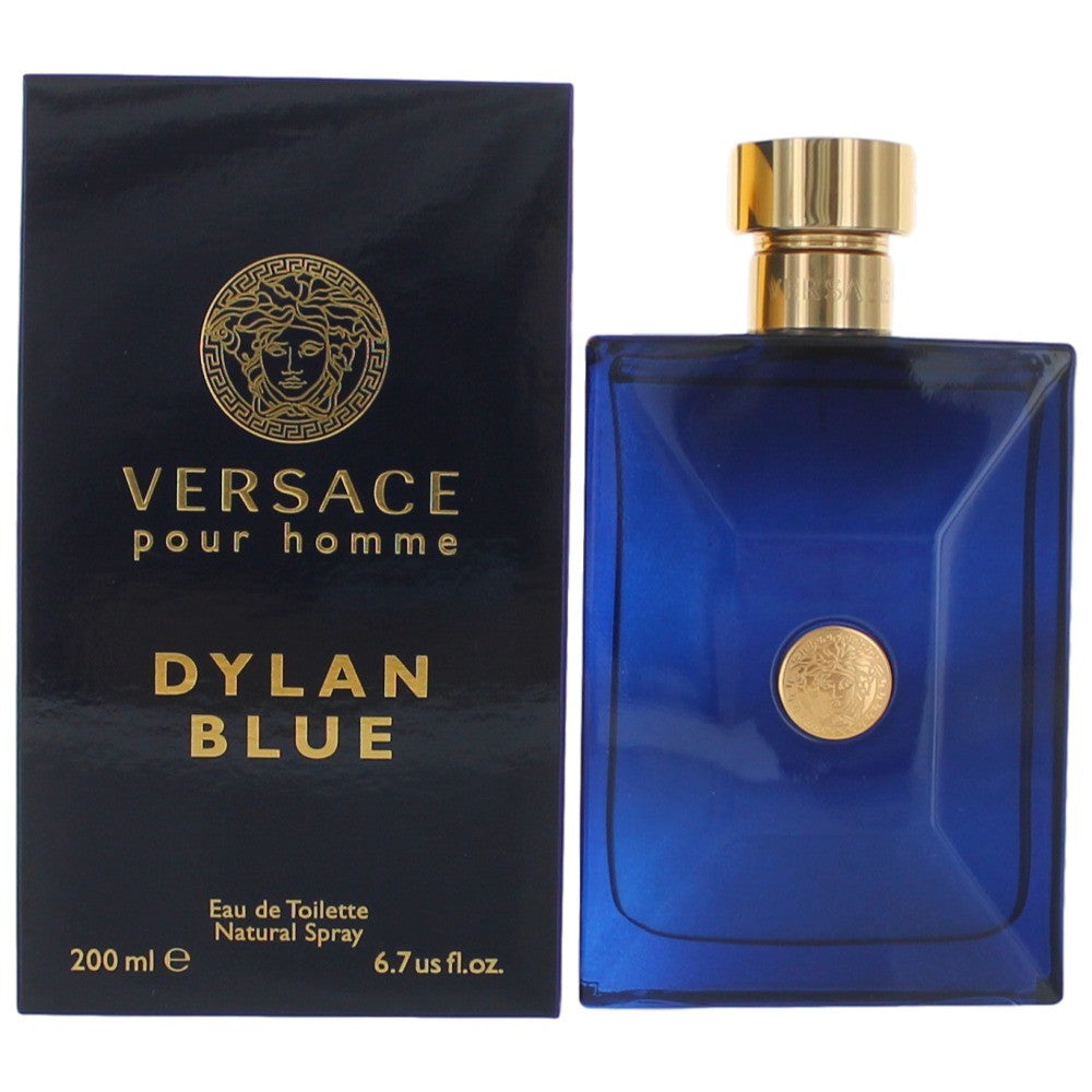 Versace Pour Homme Dylan Blue By Versace, 6.7 Oz Edt Spray For Men