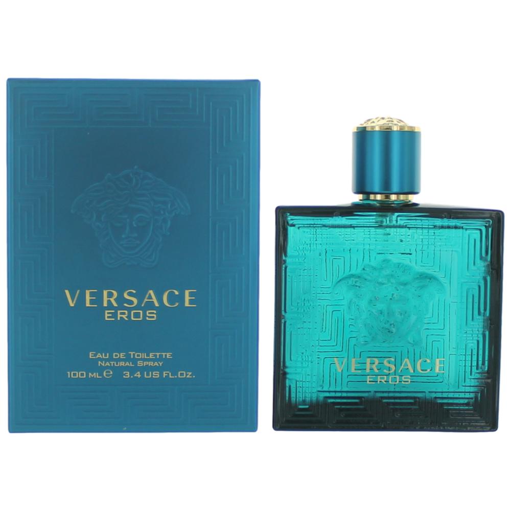 Eros By Versace, 3.4 Oz Edt Spray For Men