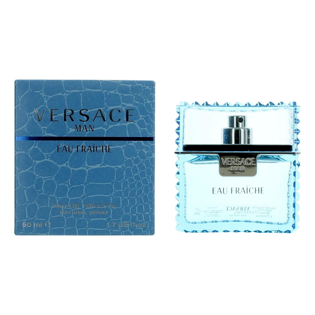 Versace Man Eau Fraiche By Versace, 1.7 Oz Edt Spray For Men