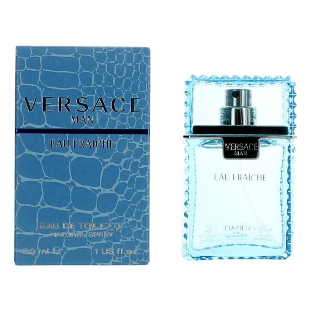 Versace Man Eau Fraiche By Versace, 1 Oz Edt Spray For Men
