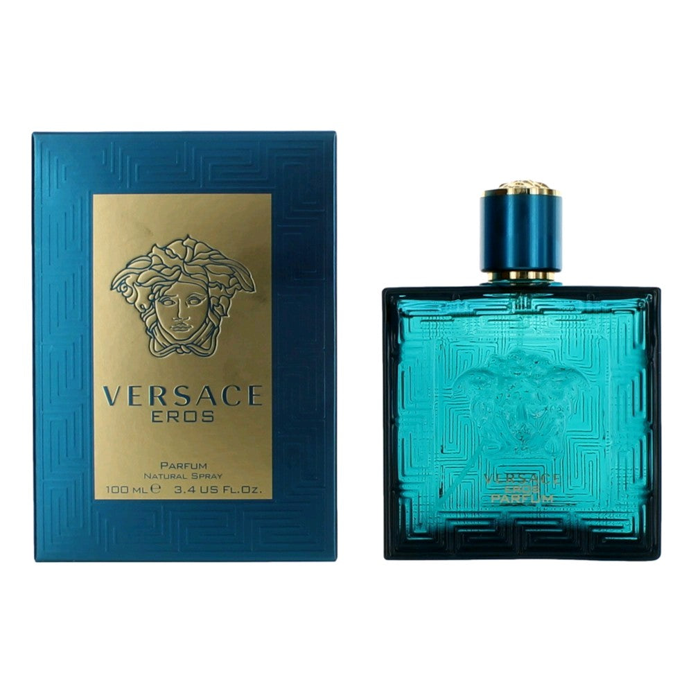 Eros By Versace, 3.4 Oz Parfum Spray For Men