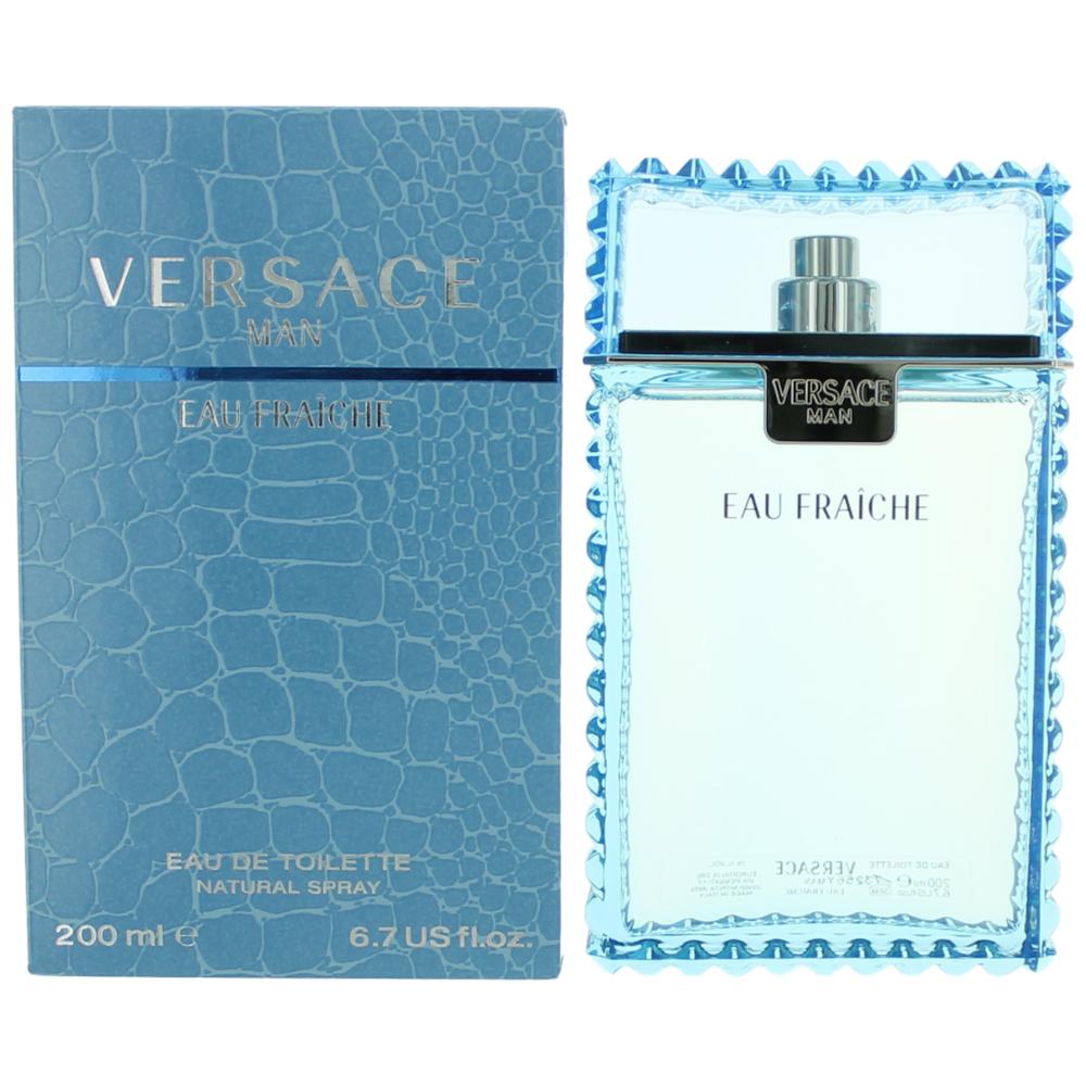 Versace Man Eau Fraiche By Versace, 6.7 Oz Edt Spray For Men