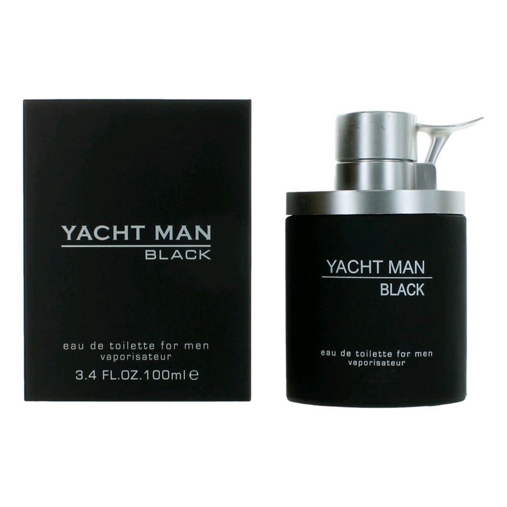 Yacht Man Black By Myrurgia, 3.4 Oz Edt Spray For Men