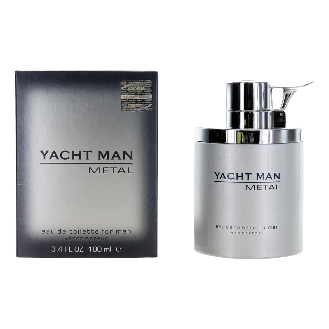 Yacht Man Metal By Myrurgia, 3.4 Oz Edt Spray For Men