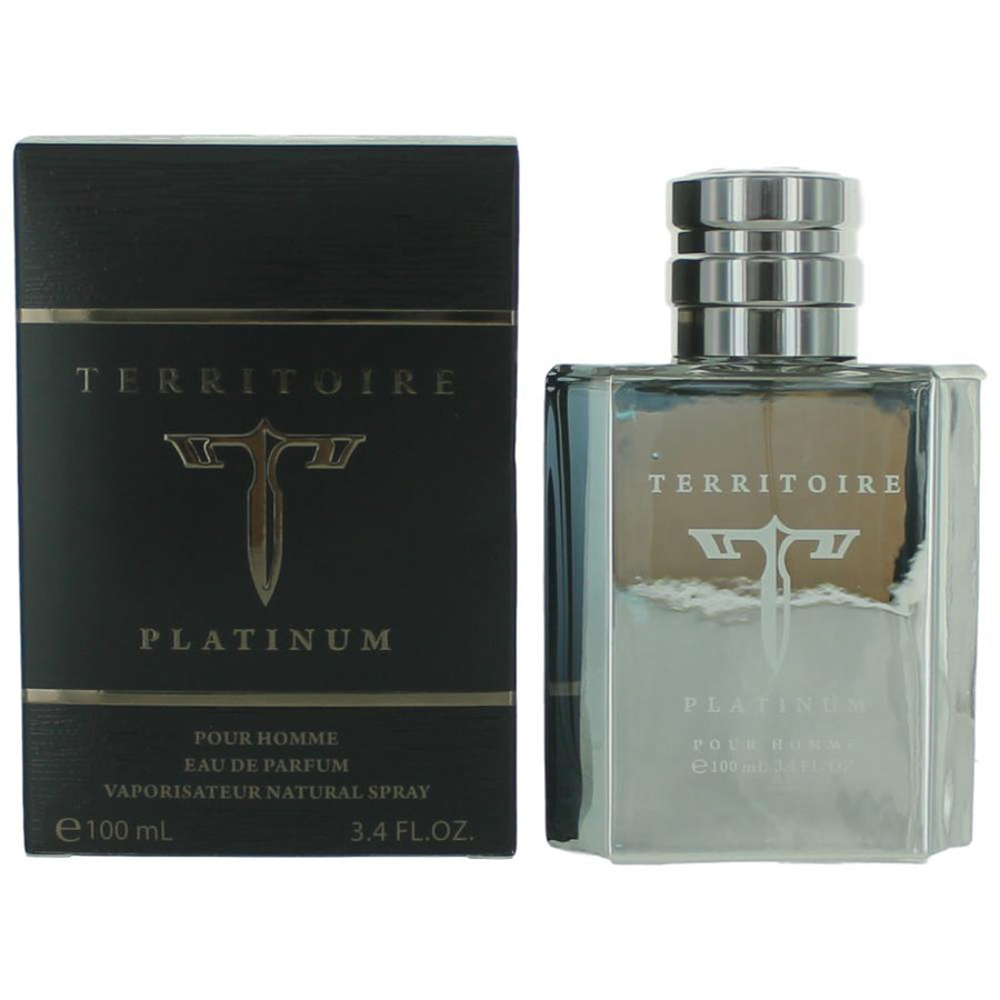 Territoire Platinum By Yzy, 3.4 Oz Edp Spray For Men - Rochan Shop