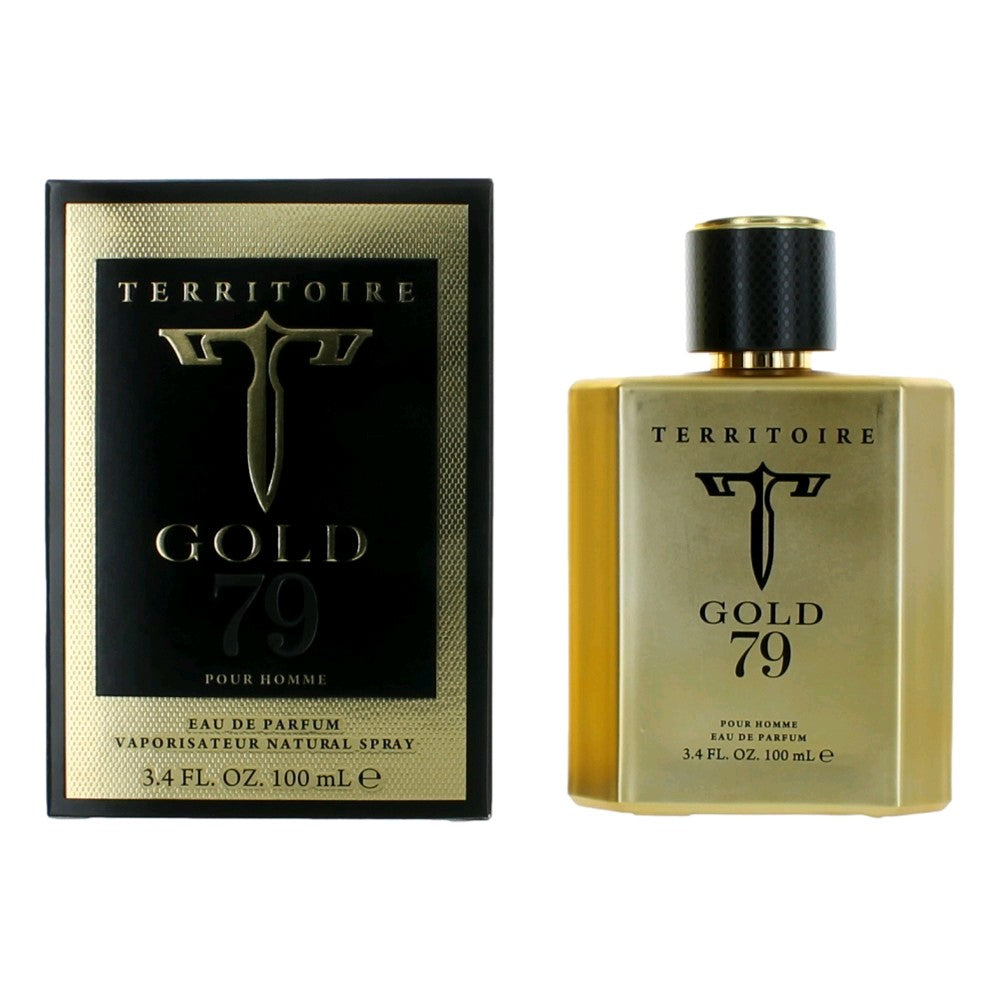 Territoire Gold 79 By Yzy, 3.4 Oz Edp Spray For Men - Rochan Shop