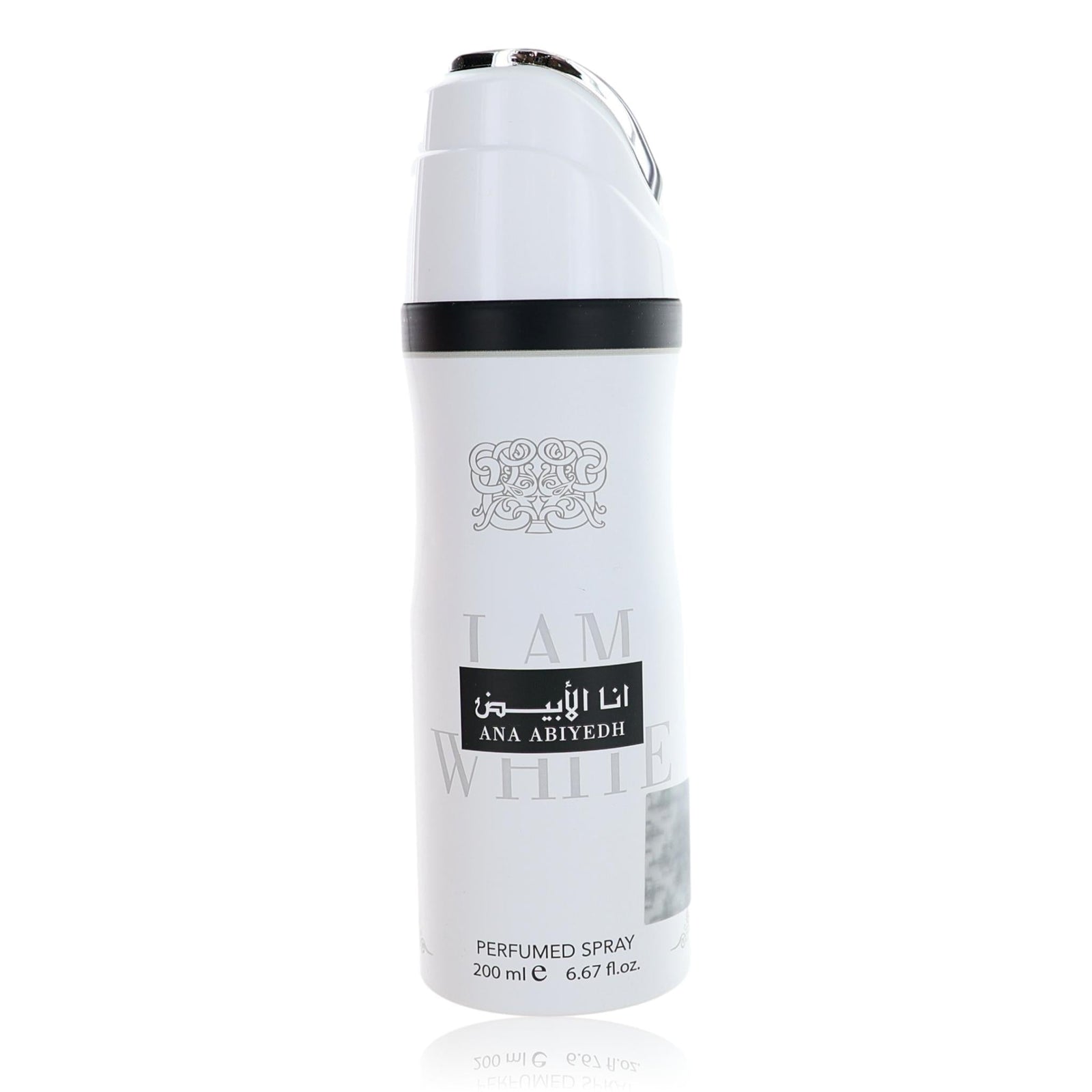 Ana Abiyedh I Am White By Lattafa, 6.7oz Perfumed Deodorant Spray For Unisex - Rochan Shop