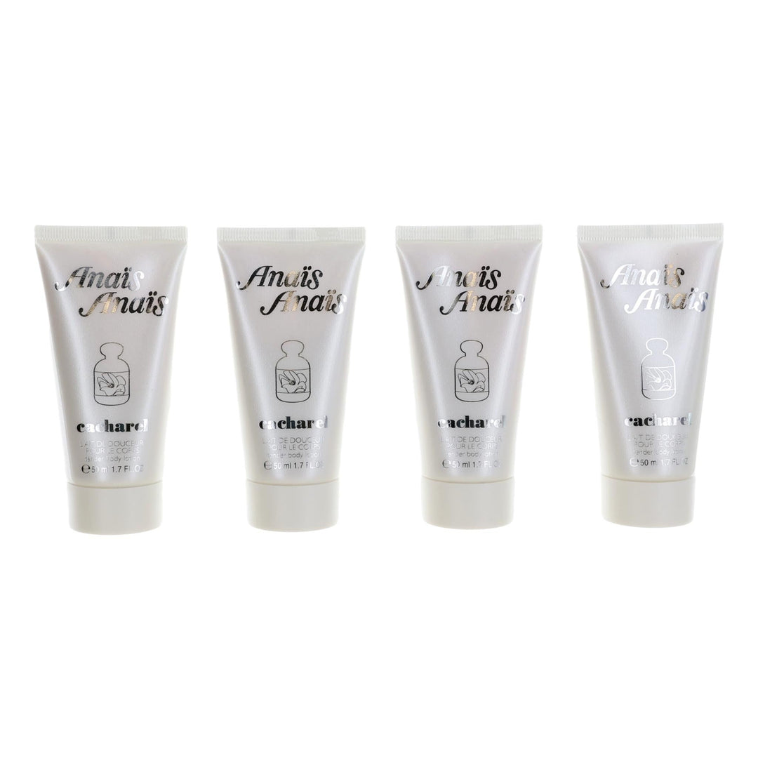 Anais Anais By Cacharel, 4 Pack 1.7oz Body Lotions ( 6.8oz Total ) Women - Rochan Shop