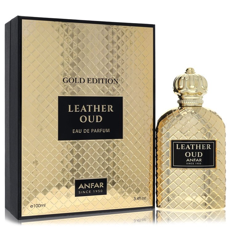 Anfar Leather Oud Gold Edition By Anfar Eau De Parfum Spray 3.4 Oz (Men) - Rochan Shop
