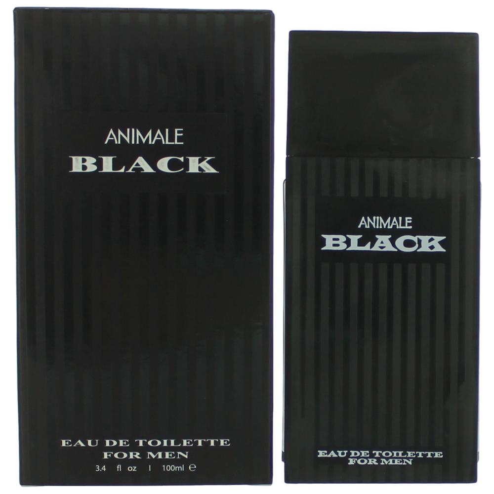 Animale Black By Animale, 3.4 Oz Edt Spray For Men - Rochan Shop