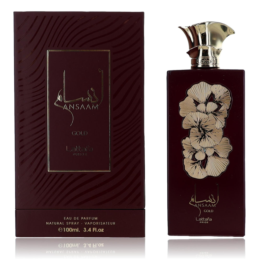Ansaam Gold By Lattafa, 3.4 Oz Edp Spray For Women - Rochan Shop