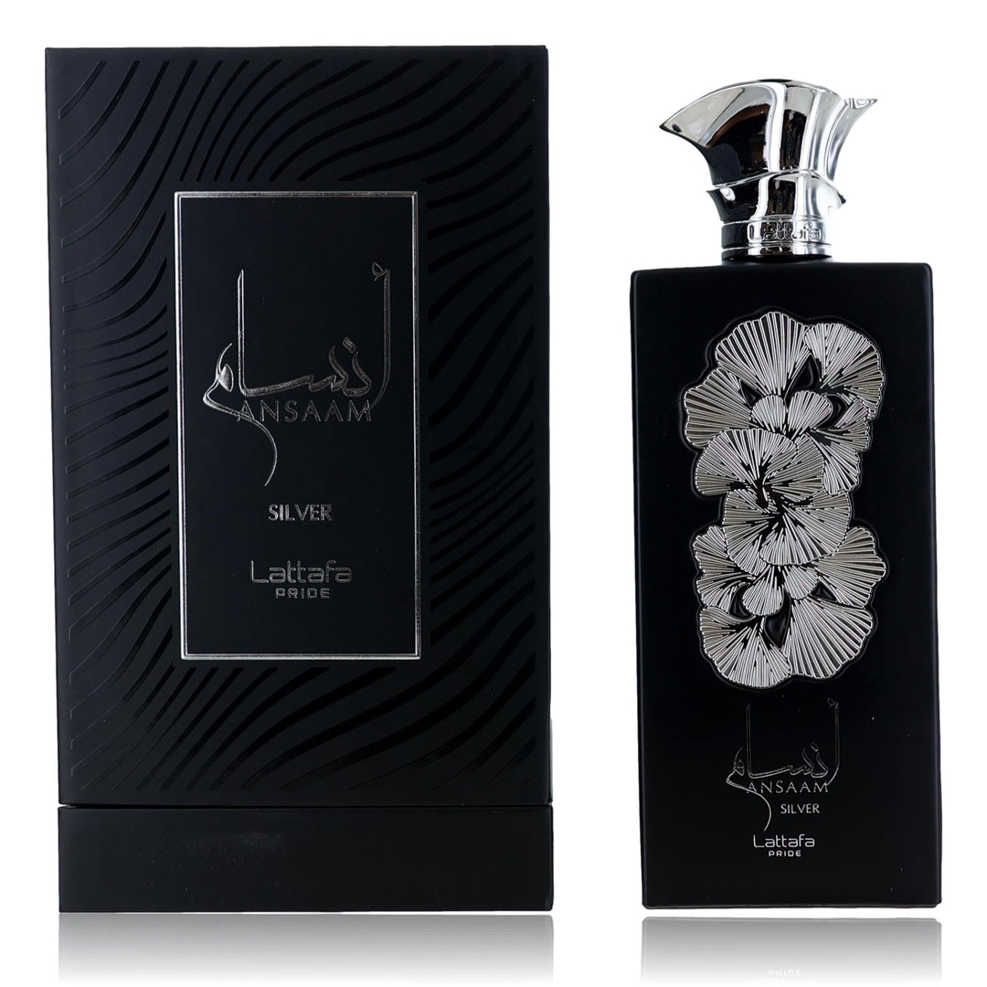 Ansaam Silver By Lattafa, 3.4 Oz Edp Spray For Unisex - Rochan Shop