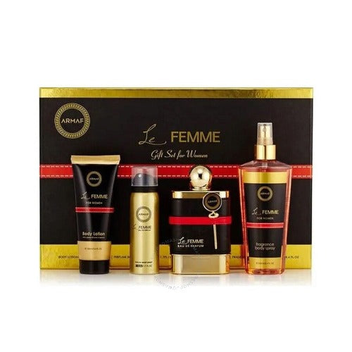 Armaf Le Femme 4 Piece Gift Set Armaf Women's Gift Sets - Rochan Shop