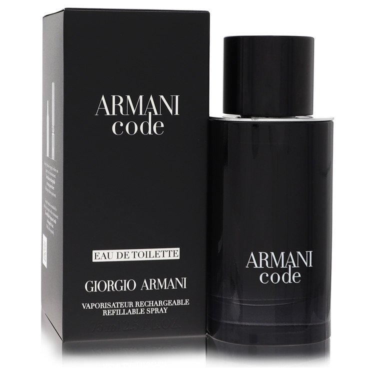 Armani Code By Giorgio Armani Eau De Toilette Spray Refillable 2.5 Oz (Men) - Rochan Shop