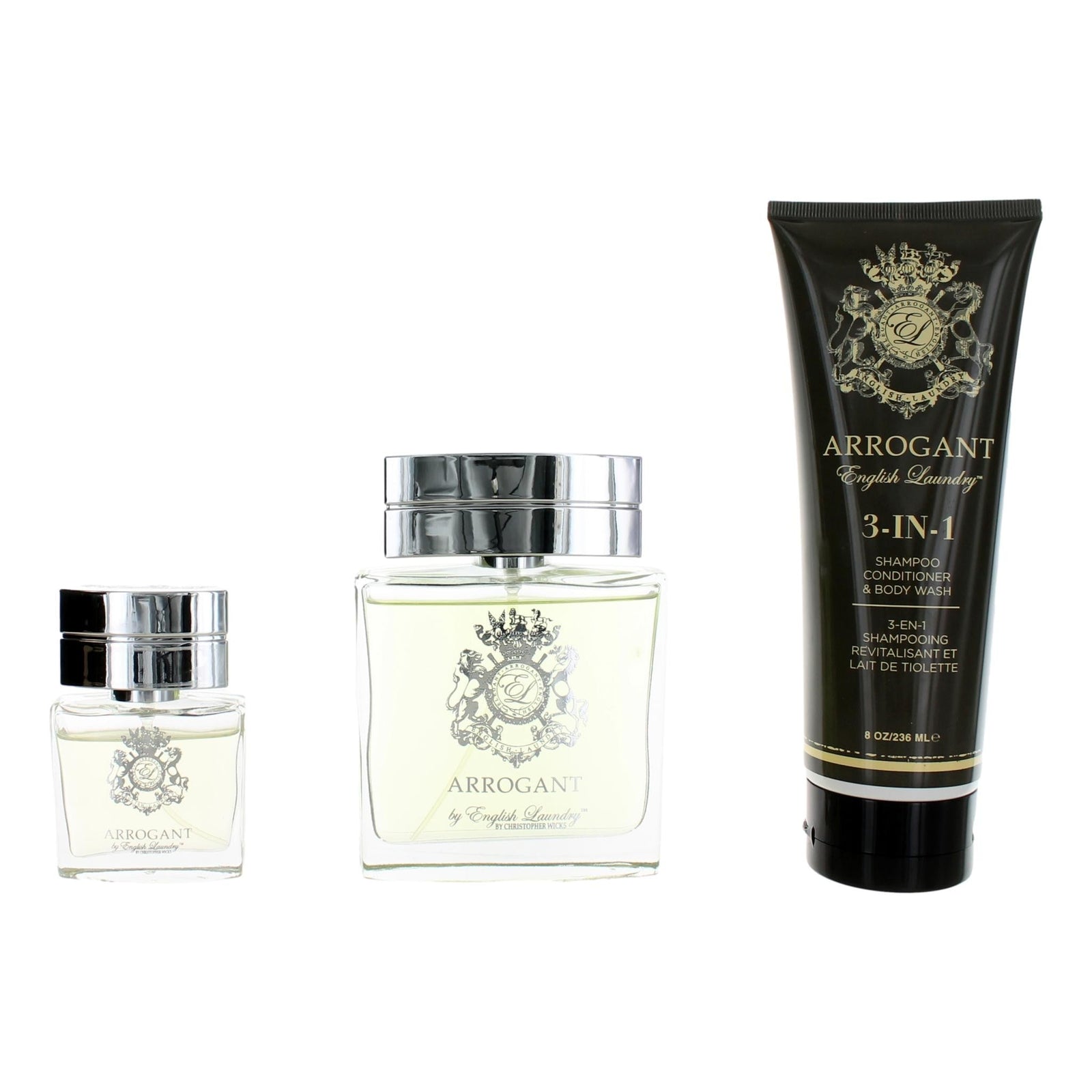 Arrogant By English Laundry, 3 Piece Gift Set For Men With 3.4 Oz. - Rochan Shop