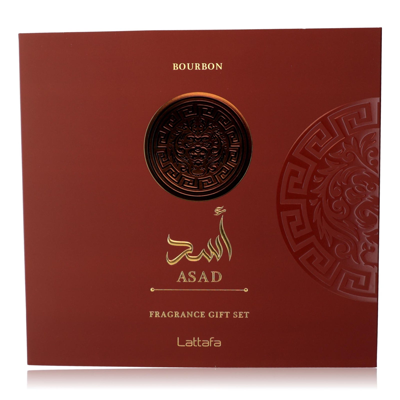 Asad Bourbon By Lattafa, 3 Piece Gift Set For Men - Rochan Shop