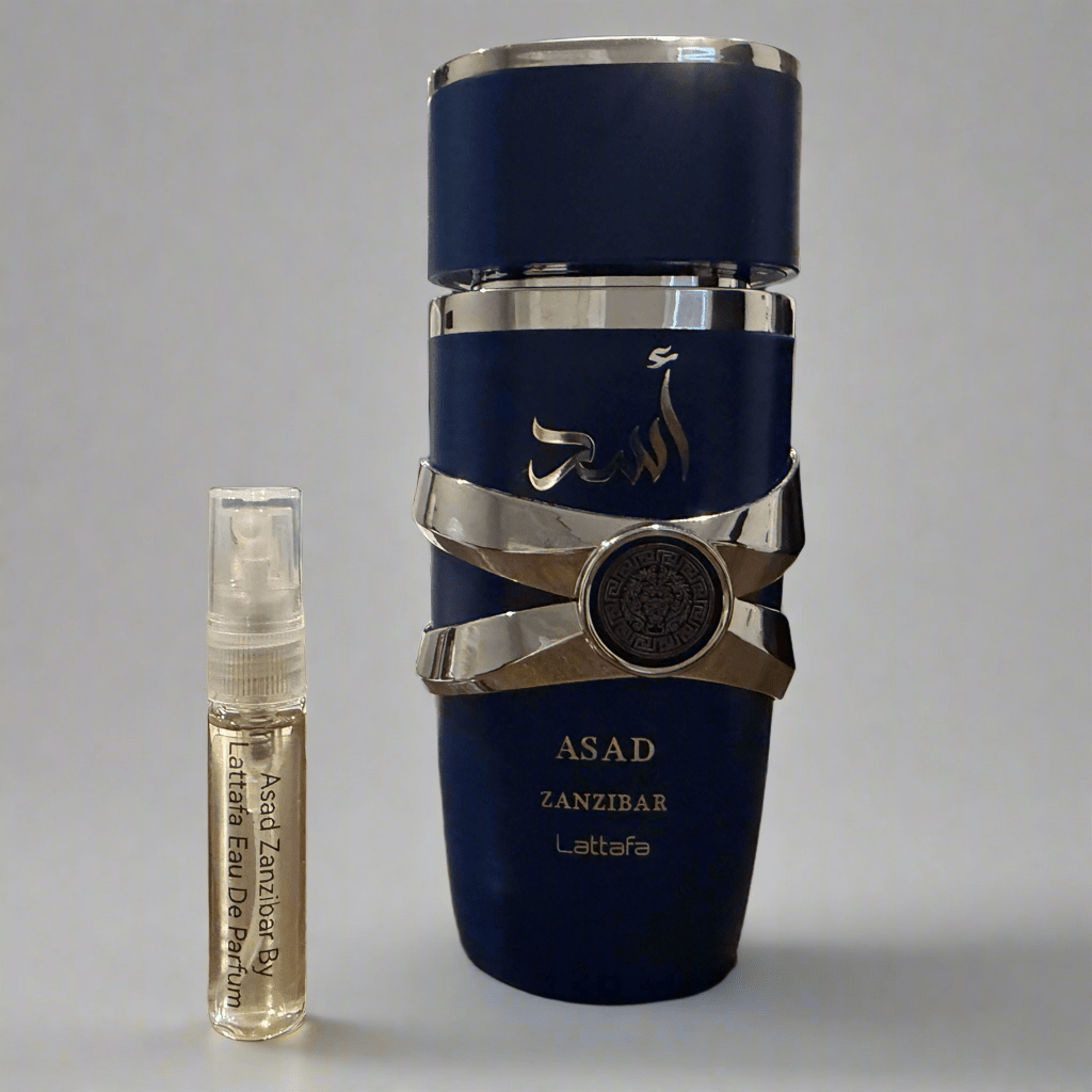 Asad Zanzibar By Lattafa Eau De Parfum Spray 5 ml Sample (Men) - Rochan Shop