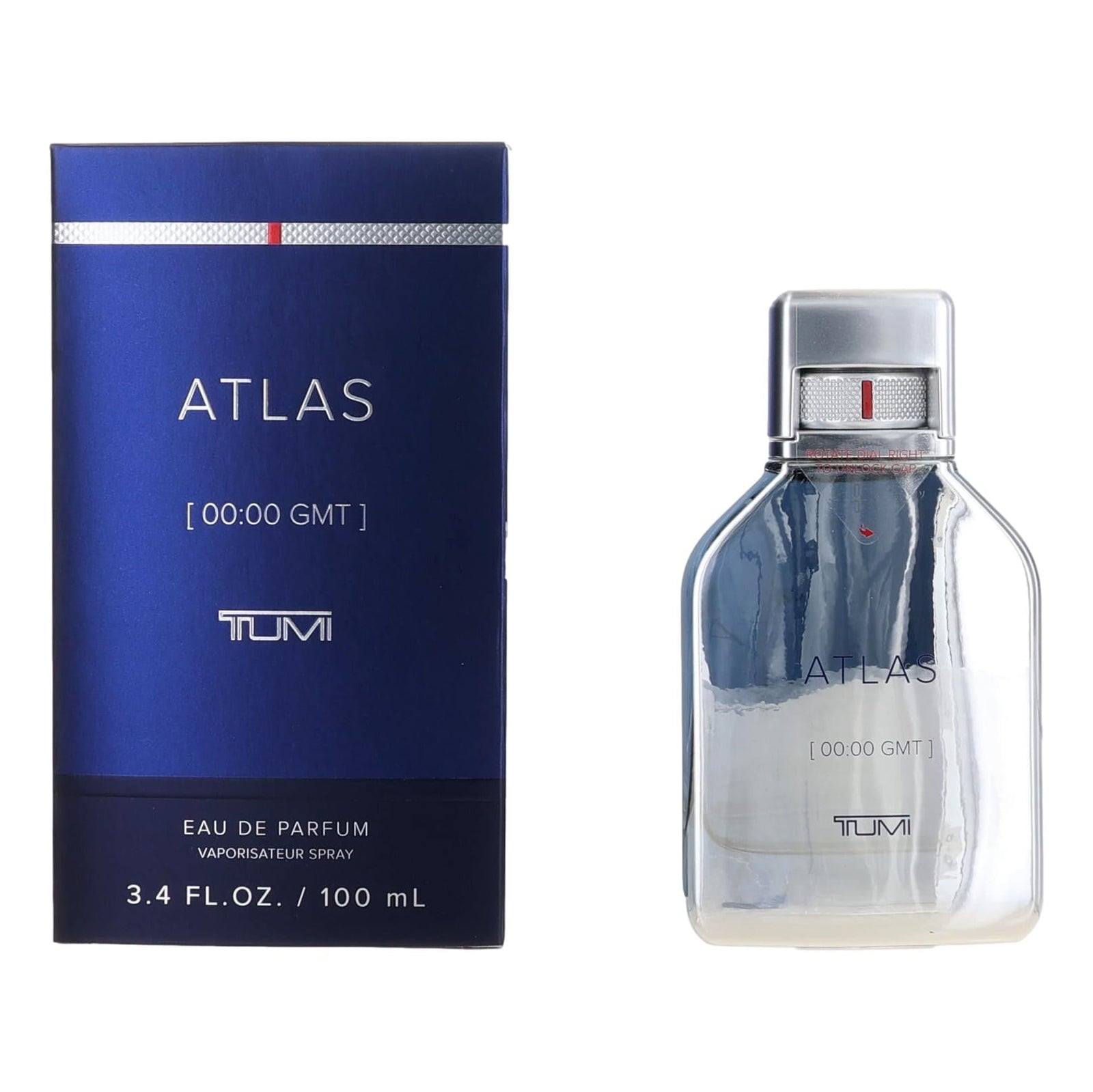 Atlas [00:00 Gmt] By Tumi, 3.4 Oz Edp Spray For Men - Rochan Shop