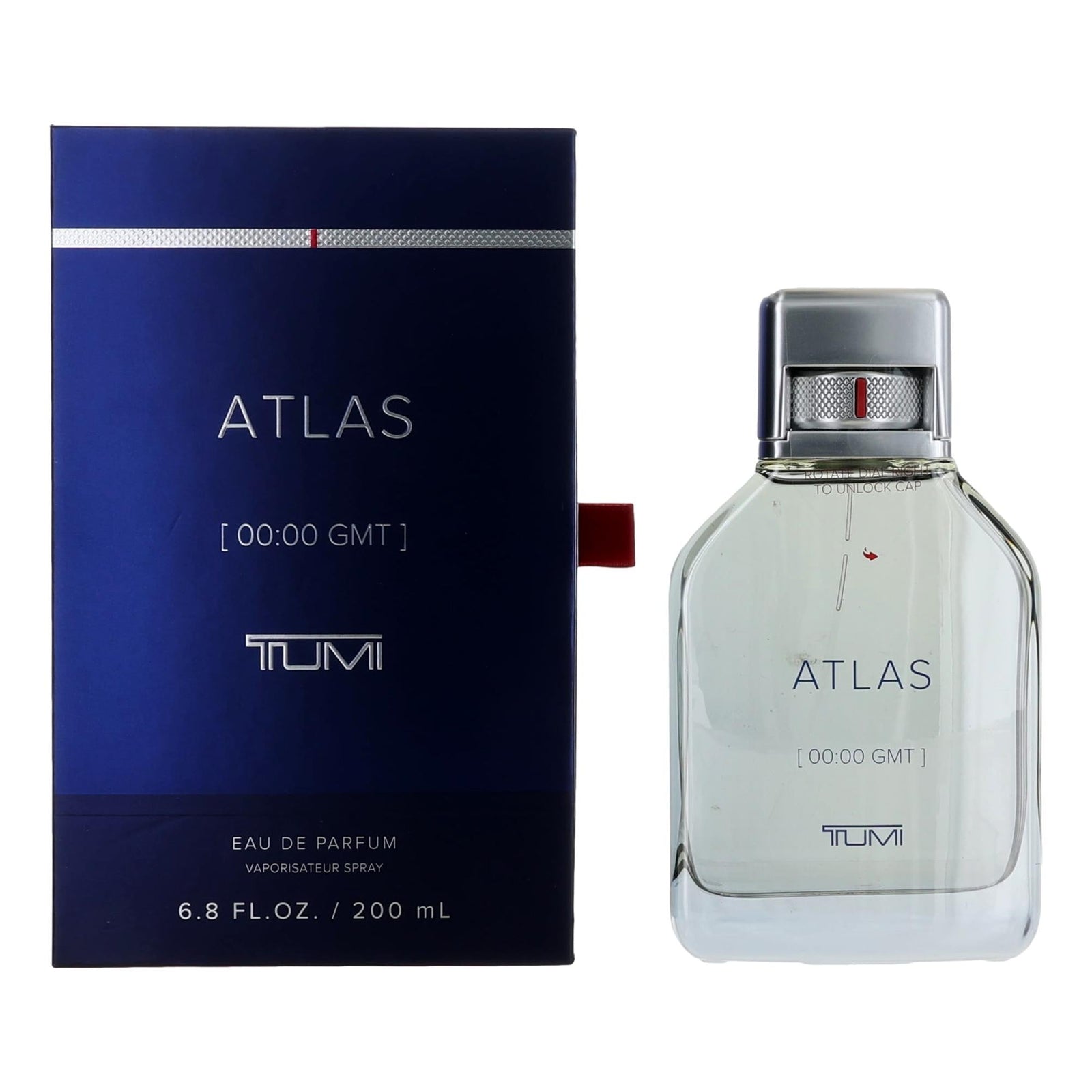 Atlas [00:00 Gmt] By Tumi, 6.8 Oz Edp Spray For Men - Rochan Shop