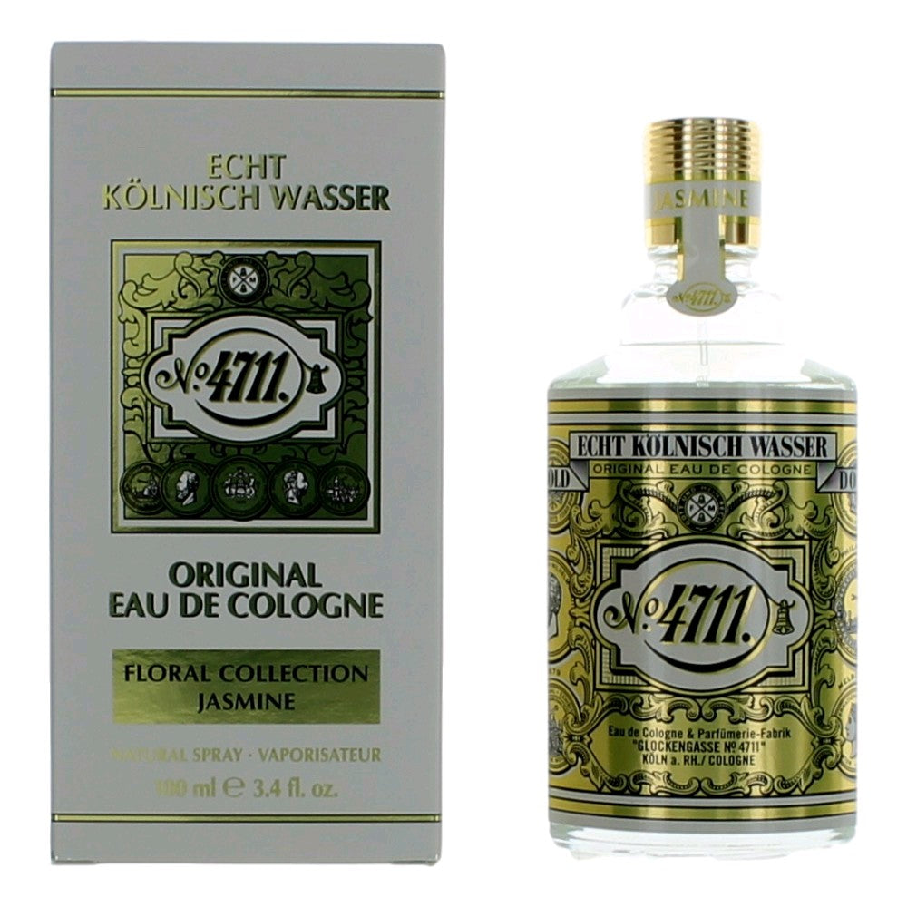 4711 Floral Collection Jasmin By 4711, 3.4oz Eau De Cologne Spray For Unisex