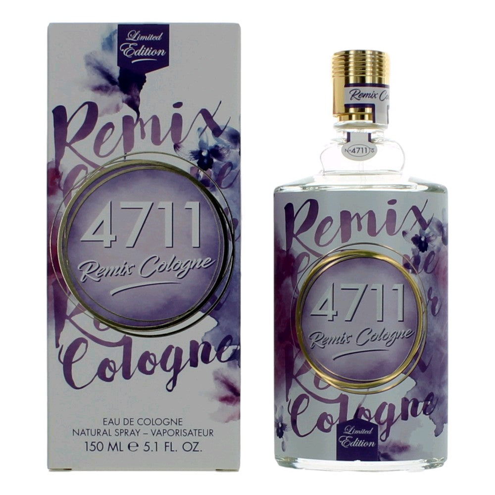 4711 Remix Cologne Lavender By Muelhens, 5.1oz Eau De Cologne Spray For Unisex