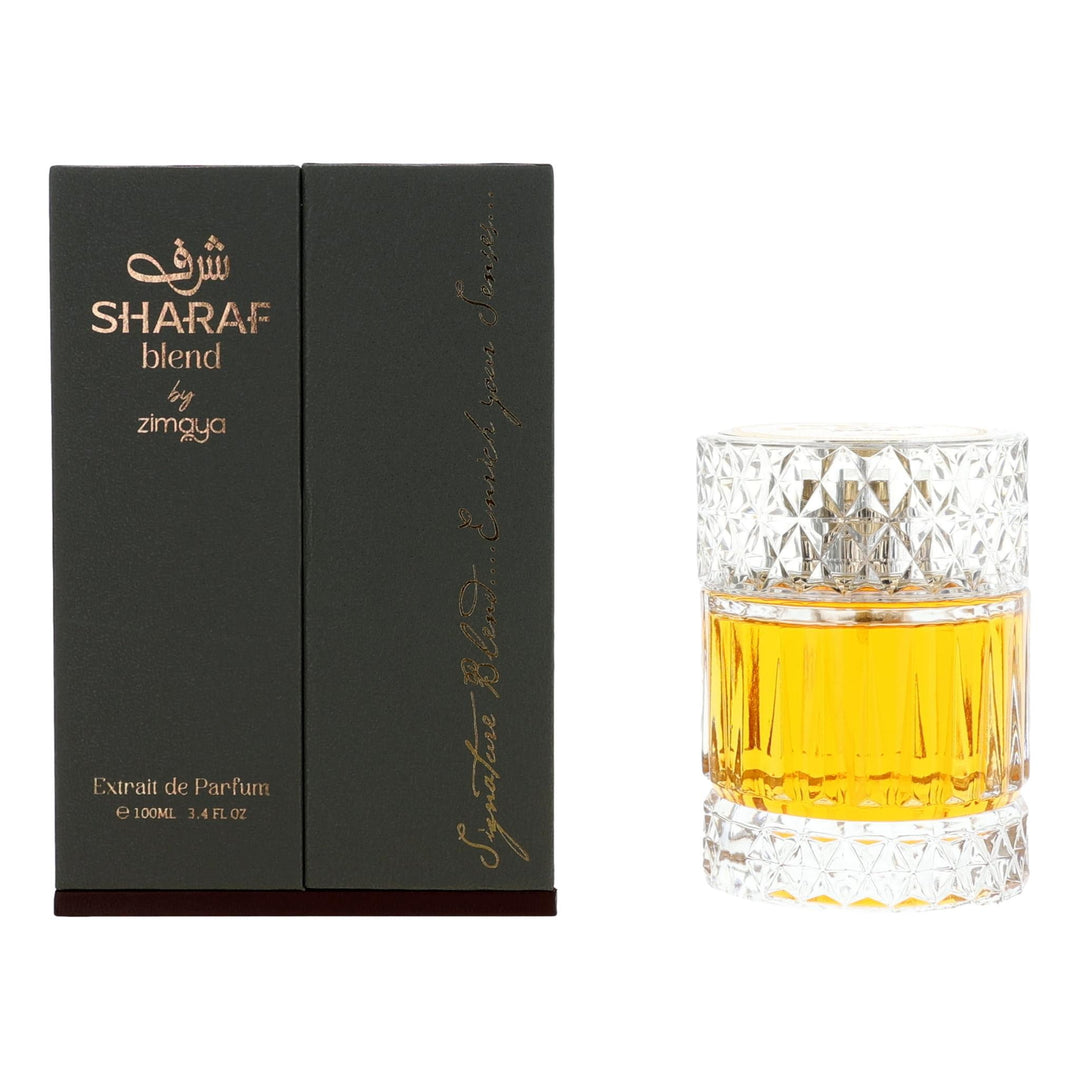 Sharaf Blend By Zimaya, 3.4 Oz Extrait De Parfum Spray For Unisex