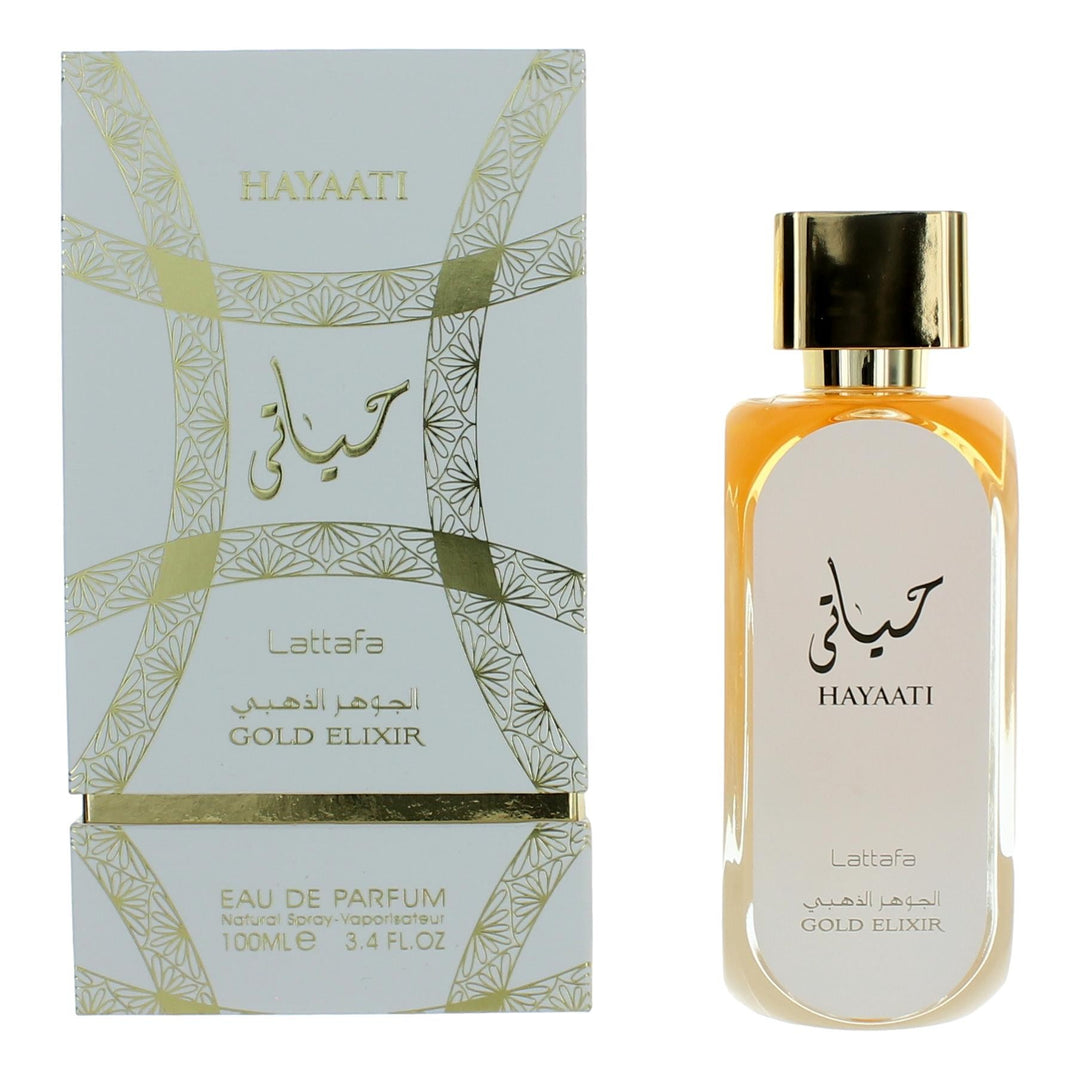 Hayaati Gold Elixir By Lattafa, 3.4 Oz Edp Spray For Unisex