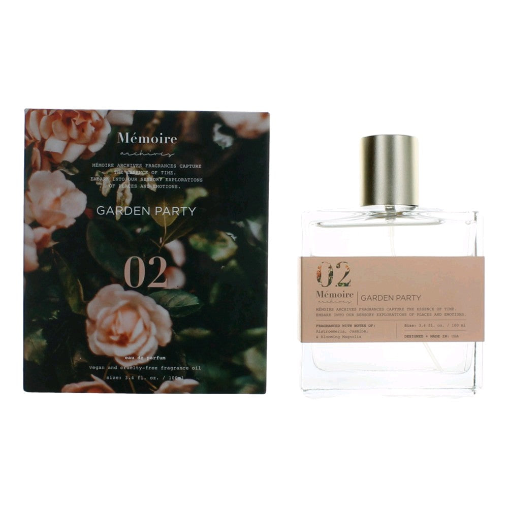 Garden Party By Memoire Archives, 3.4 Oz Edp Spray For Unisex